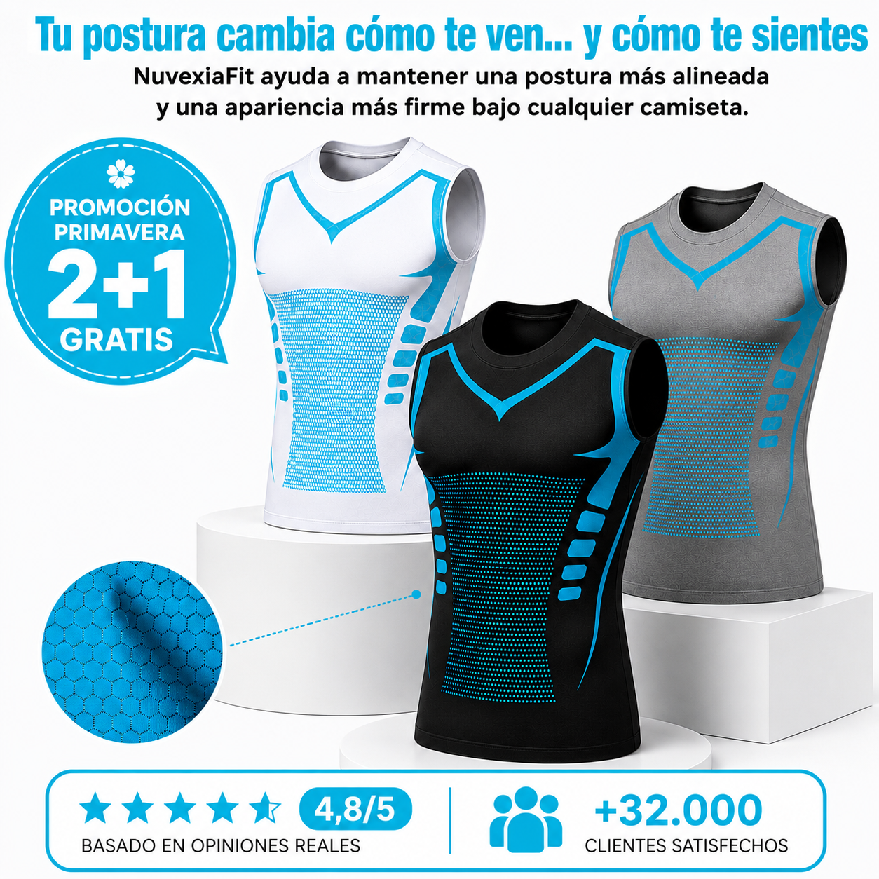 Camiseta Postura NuvexiaFit
